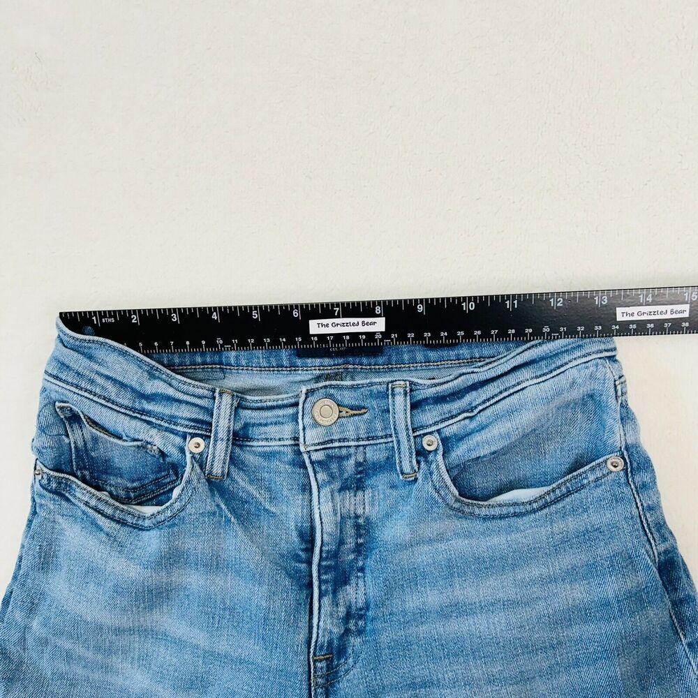 Lucky Brand Straight Ankle Crop Jeans 8/29 Mid Rise Dark Wash Denim - Picture 8 of 16